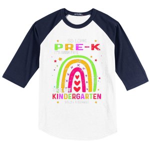 So Long PreK Look Out Kindergarten Graduation Gifts Rainbow Baseball Sleeve Shirt