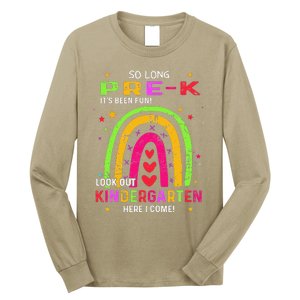 So Long PreK Look Out Kindergarten Graduation Gifts Rainbow Long Sleeve Shirt