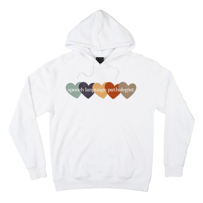 Speech Language Pathologist Teacher Hearts Back to School Hoodie