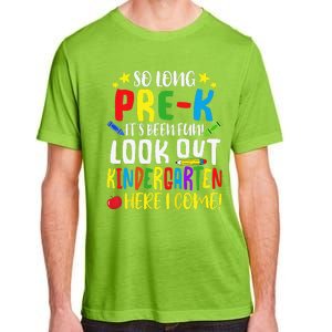 So Long PreK Look Out Kindergarten Here I Come Summer Adult ChromaSoft Performance T-Shirt