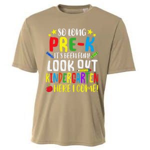 So Long PreK Look Out Kindergarten Here I Come Summer Cooling Performance Crew T-Shirt