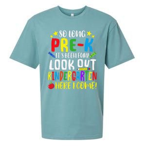 So Long PreK Look Out Kindergarten Here I Come Summer Sueded Cloud Jersey T-Shirt