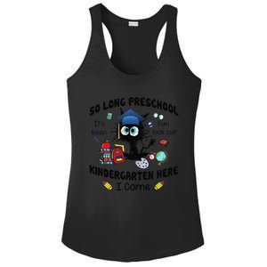 So Long Preschool Kindergarten Here I Come Graduation Ladies PosiCharge Competitor Racerback Tank