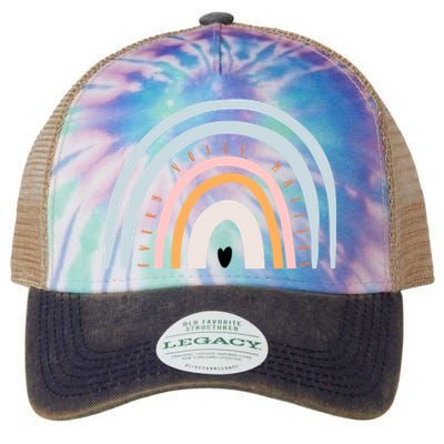 Speech Language Pathologist Speech Therapy SLP Gift Boho Legacy Tie Dye Trucker Hat