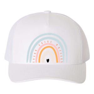 Speech Language Pathologist Speech Therapy SLP Gift Boho Yupoong Adult 5-Panel Trucker Hat