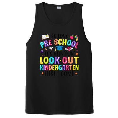 So Long Prek Graduation Kindergarten Here I Come PosiCharge Competitor Tank