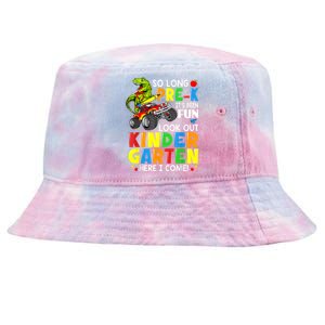 So Long Pre K Look Out Kindergarten Here I Come Dinosaur Tie-Dyed Bucket Hat