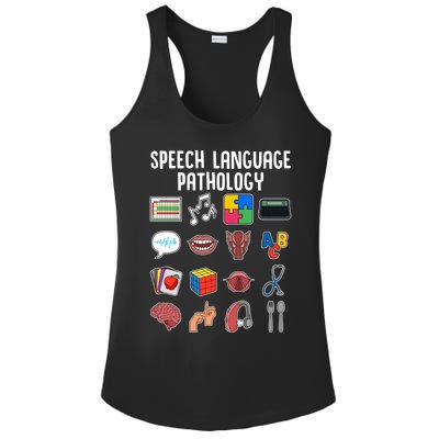 Speech Language Pathology Slp Cool Speech Pathologist Gift Ladies PosiCharge Competitor Racerback Tank