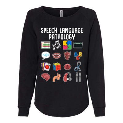 Speech Language Pathology Slp Cool Speech Pathologist Gift Womens California Wash Sweatshirt