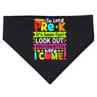 So Long Pre K Kindergarten Here Graduate Last Day Of School USA-Made Doggie Bandana