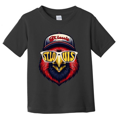 St. Louis Proud Name Personalized Cute Bird Animal Toddler T-Shirt