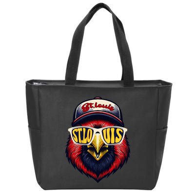 St. Louis Proud Name Personalized Cute Bird Animal Zip Tote Bag
