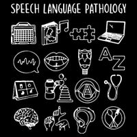 Speech Language Pathology Speech Therapy Awareness Drawstring Bag