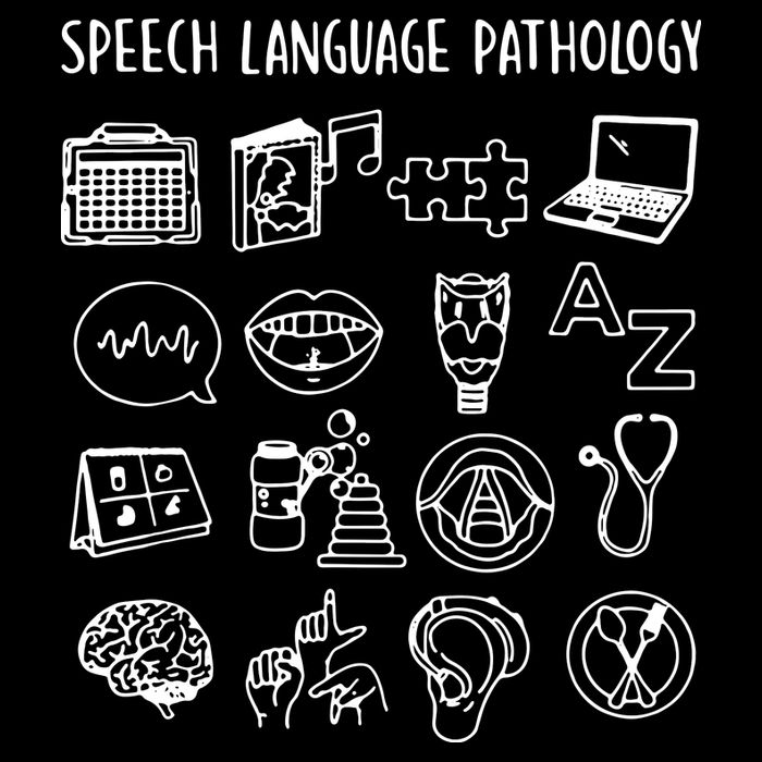 Speech Language Pathology Speech Therapy Awareness Drawstring Bag