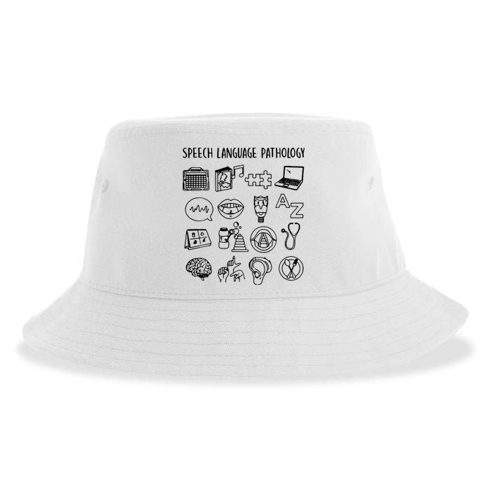 Speech Language Pathology Speech Therapy Awareness Sustainable Bucket Hat