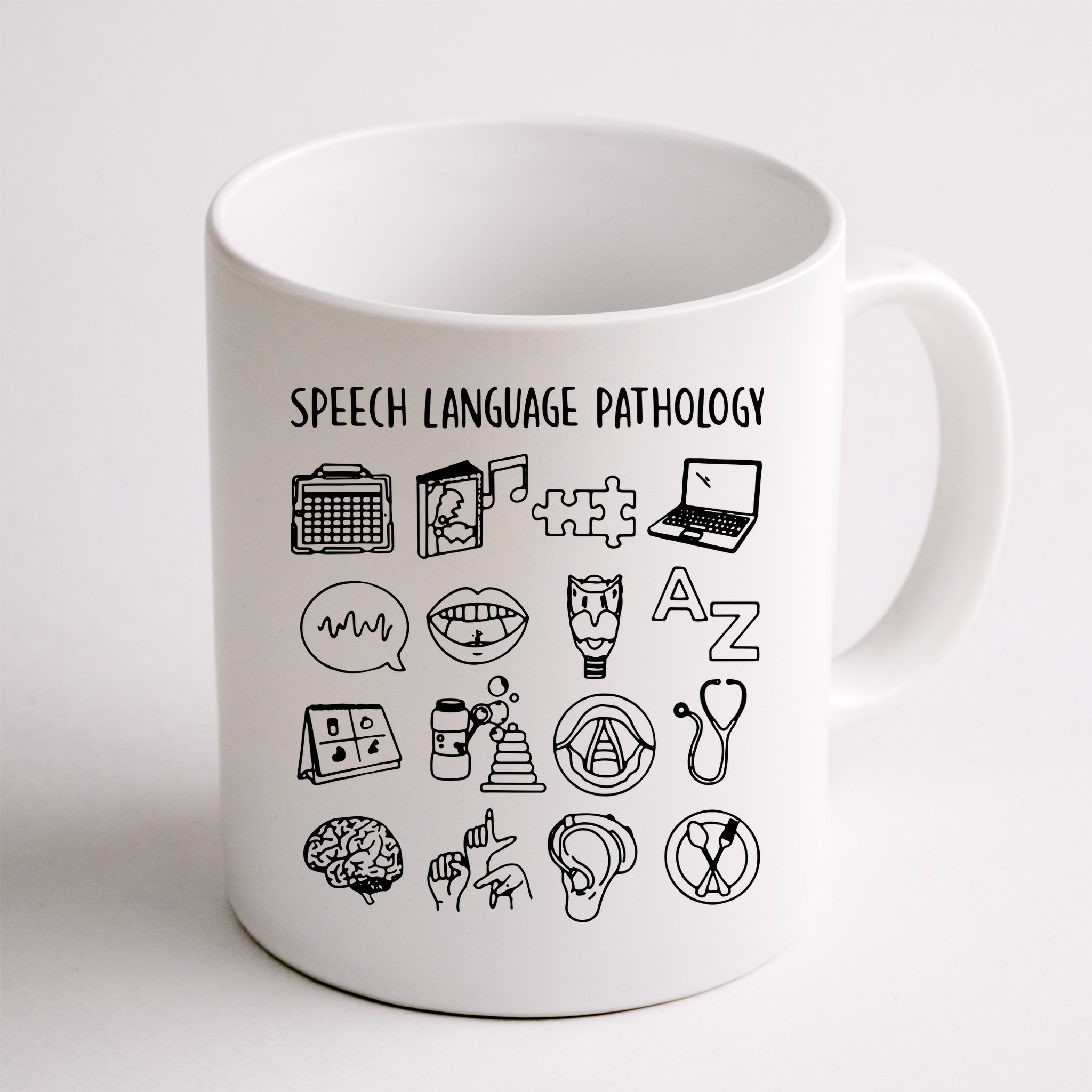 Speech Language Pathology Speech Therapy Awareness Mug