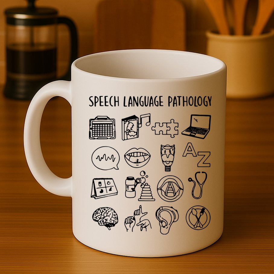 Speech Language Pathology Speech Therapy Awareness Mug
