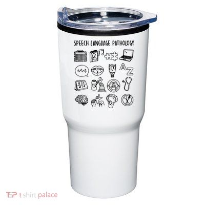 Speech Language Pathology Speech Therapy Awareness Tumbler