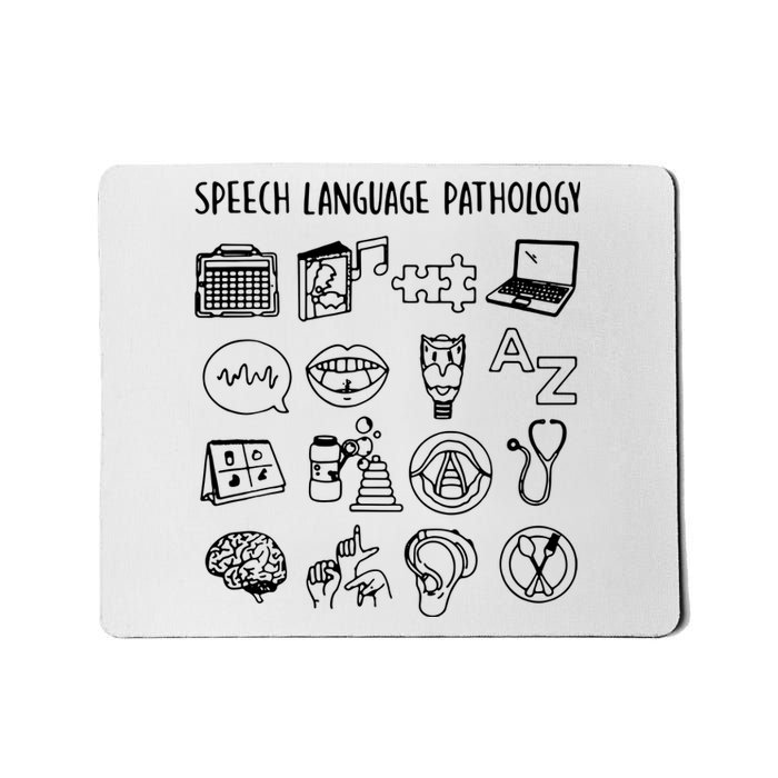 Speech Language Pathology Speech Therapy Awareness Mousepad