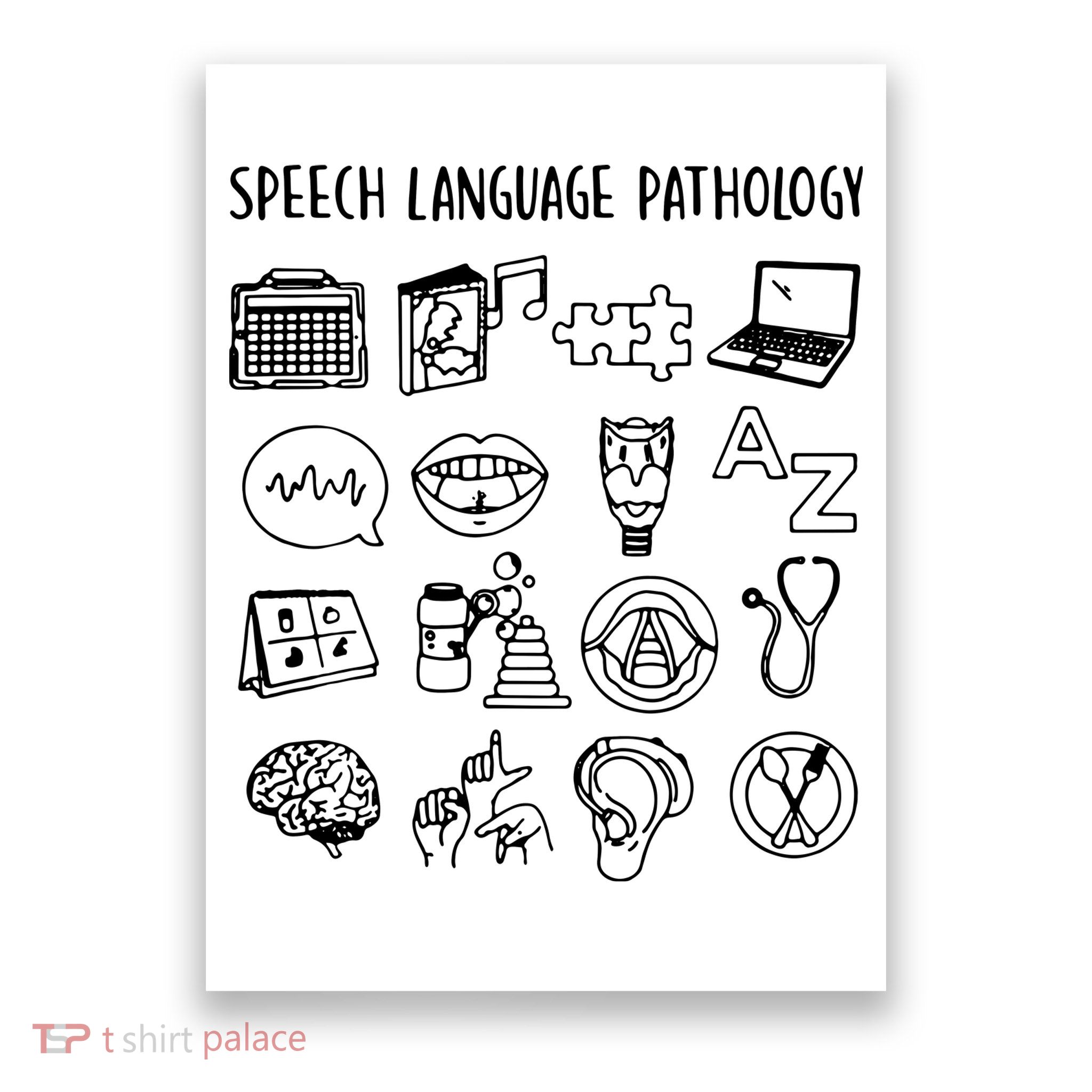 Speech Language Pathology Speech Therapy Awareness Poster