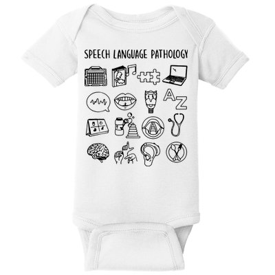 Speech Language Pathology Speech Therapy Awareness Baby Bodysuit