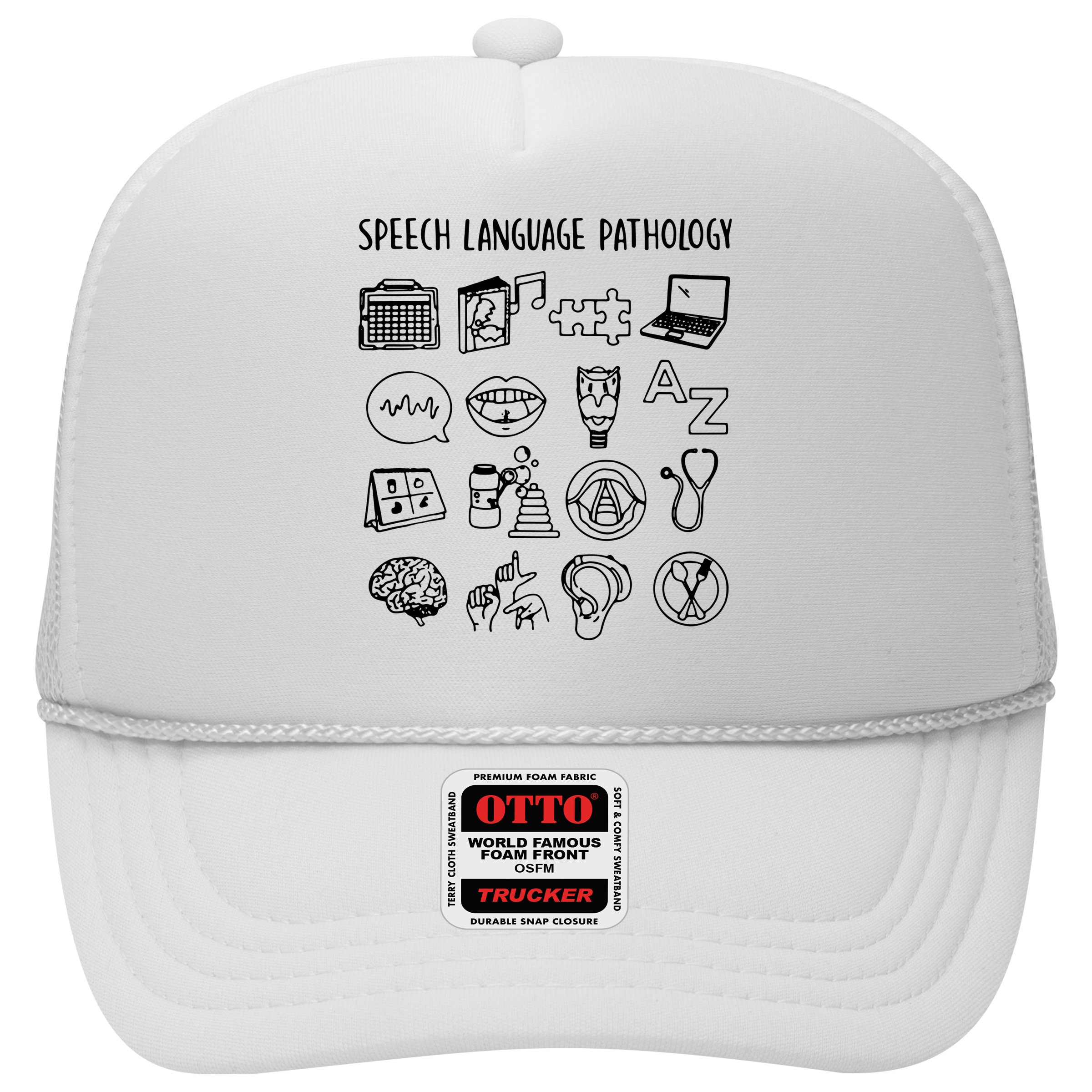 Speech Language Pathology Speech Therapy Awareness Hat