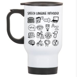 Speech Language Pathology Speech Therapy Awareness Stainless Steel Travel Mug