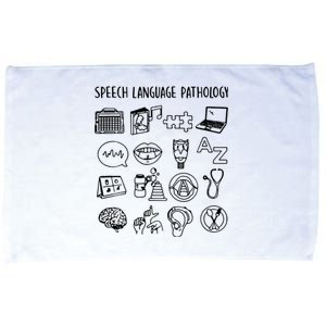 Speech Language Pathology Speech Therapy Awareness Microfiber Hand Towel