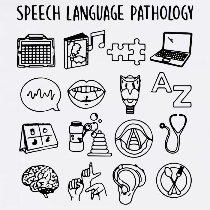 Speech Language Pathology Speech Therapy Awareness Womens T-Shirt