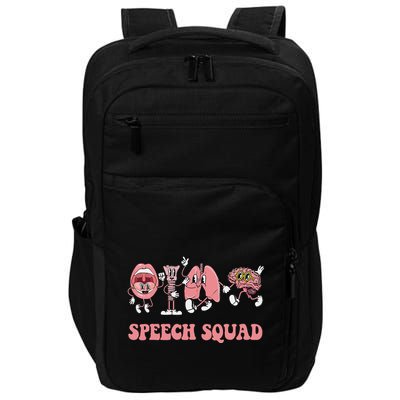 Speech Language Pathologist Slp Speech Squad Therapy Gift Impact Tech Backpack