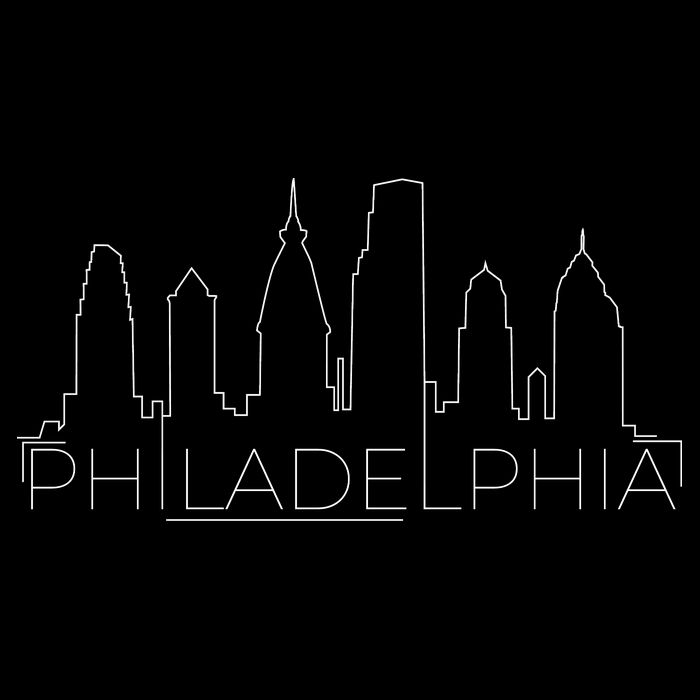 Skyline Line Philadelphia City Cooling Performance Crew T-Shirt