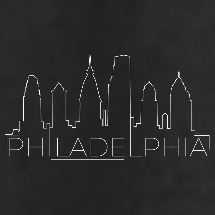 Skyline Line Philadelphia City 11oz C Handle Ceramic Mug