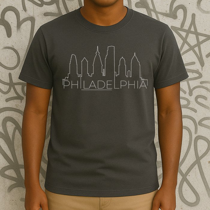 Skyline Line Philadelphia City T-Shirt