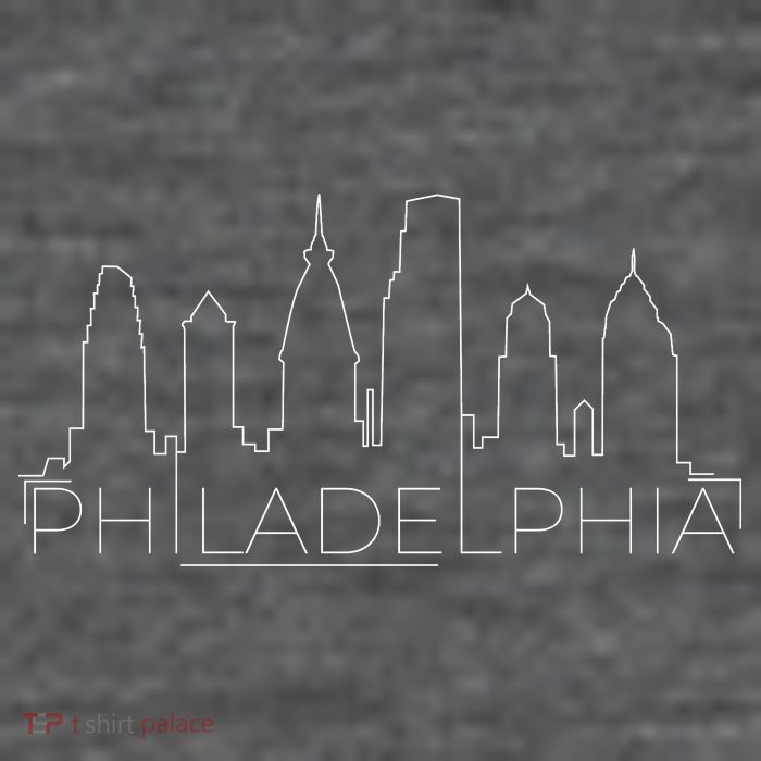 Skyline Line Philadelphia City Premium T-Shirt