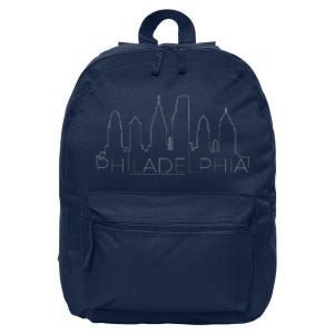 Skyline Line Philadelphia City 16 in Basic Backpack