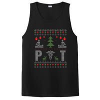 Santa Loves Physical Therapy Christmas Pajama Costume Ugly PosiCharge Competitor Tank