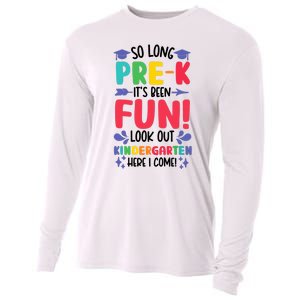 So Long Pre-K Look Out Kindergarten Funny Graduation Gifts Cooling Performance Long Sleeve Crew