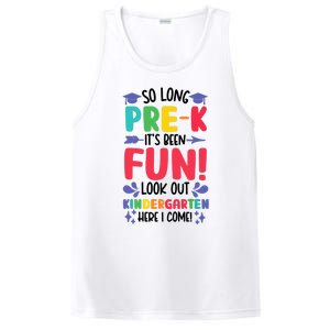 So Long Pre-K Look Out Kindergarten Funny Graduation Gifts PosiCharge Competitor Tank