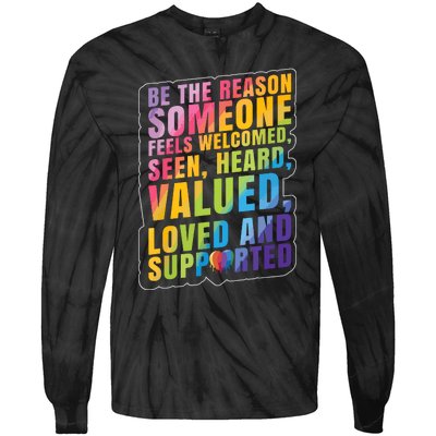 Support Lgbt Pride Month Tie-Dye Long Sleeve Shirt