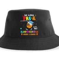 So Long PreK Kindergarten Here I Come Basketball Graduation Sustainable Bucket Hat