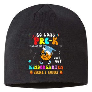 So Long PreK Kindergarten Here I Come Basketball Graduation Sustainable Beanie