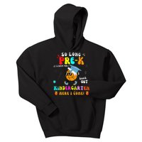 So Long PreK Kindergarten Here I Come Basketball Graduation Kids Hoodie