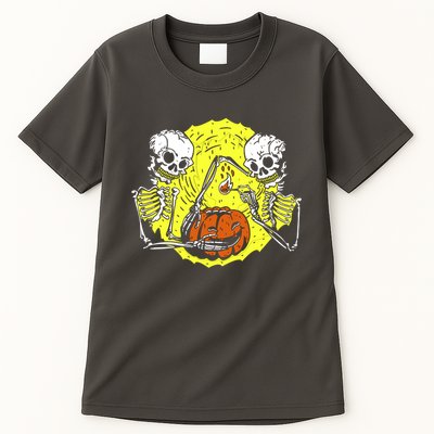 Skeletons Lighting Pumpkin Tall T-Shirt