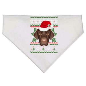 Santa Labrador Retriever Dog Holiday Ugly Christmas Xmas Gift USA-Made Doggie Bandana