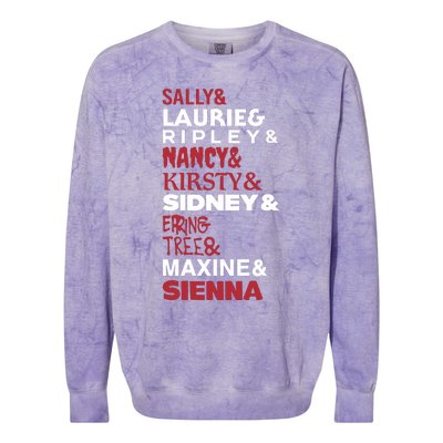 Sally Laurie Ripley Nancy Kirsty Sidney Erin Tree Maxine Sienna Colorblast Crewneck Sweatshirt