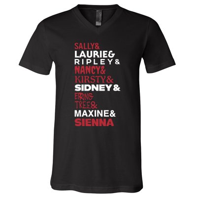 Sally Laurie Ripley Nancy Kirsty Sidney Erin Tree Maxine Sienna V-Neck T-Shirt