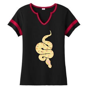 Snake Lover Reptile Banana Ball Python Funny Noodle Ladies Halftime Notch Neck Tee