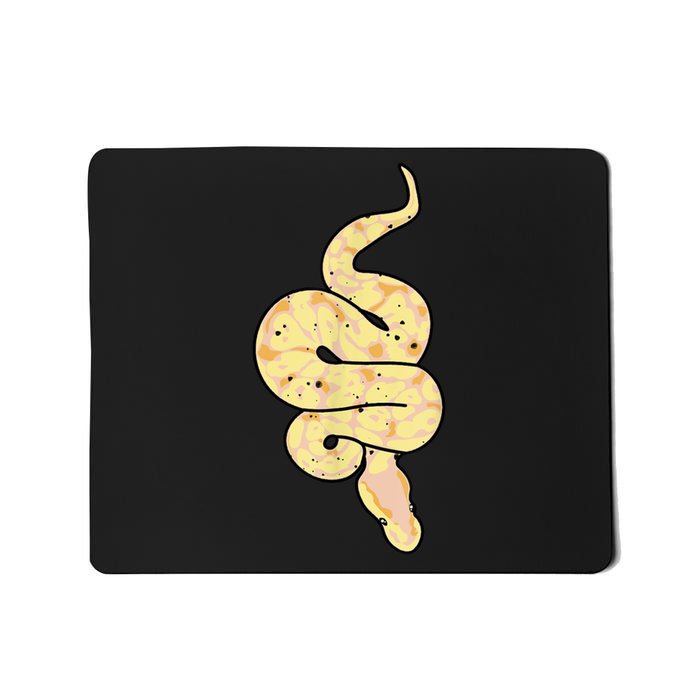 Snake Lover Reptile Banana Ball Python Funny Noodle Mousepad