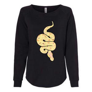 Snake Lover Reptile Banana Ball Python Funny Noodle Womens California Wash Sweatshirt