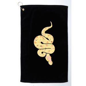 Snake Lover Reptile Banana Ball Python Funny Noodle Platinum Collection Golf Towel